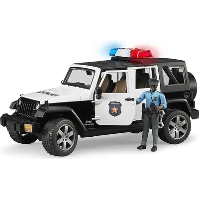Bruder JEEP WRANGLER RUBICON POLICIE s figurkou BWORLD