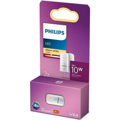 Philips SADA 2x LED žiarovka Philips G4/1W/12V 2700K