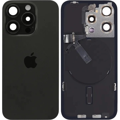 Zadné sklo s MagSafe magnetom, NFC a Flex káblom svietidla iPhone 15 Pro – Genuine OEM – čierny titan IPH2355