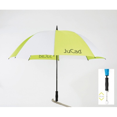 JuCad Telescopic Umbrella zelená/bílá