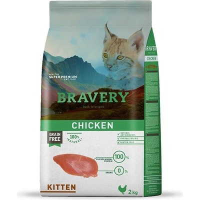 BRAVERY cat KITTEN 2 kg