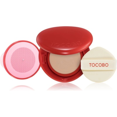 TOCOBO Apple Dewy Fit Cushion дълготраен грим в гъбичка SPF 50+ цвят 21W Vanilla 15 гр