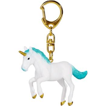 Mojo Animal Planet Ключодържател Еднорог, тюркоазен със свити предни крака (387473)