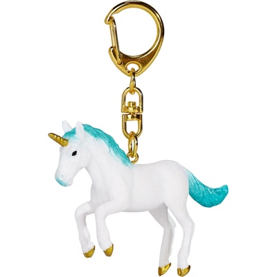 Mojo Animal Planet Ключодържател Еднорог, тюркоазен със свити предни крака (387473)