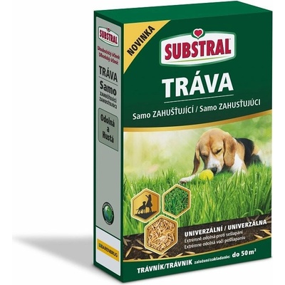 SUBSTRAL Trávna zmes samozahusťujúca UNIVERZÁLNA 1 kg
