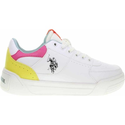 U.S. POLO ASSN. NOLE biela ružová žltá,čierna