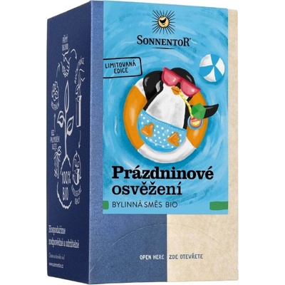 Sonnentor Prázdninové osvěžení bio porc. dvoukomorový 21,6 g