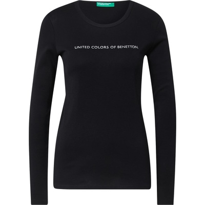 United colors of benetton Тениска черно, размер l