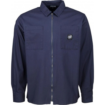Santa Cruz košela El Jefe dlhý rukáv dark navy