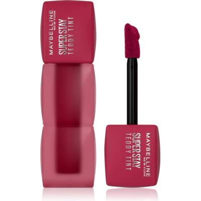 Maybelline SuperStay Teddy Tint дълготрайно червило с матиращ ефект цвят 50 Wild at Heart 5ml