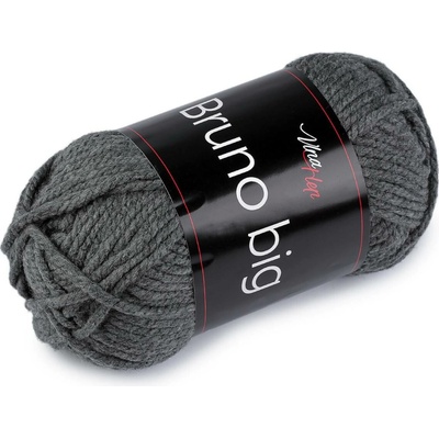Pletací příze Bruno big 200 g Varianta: 4 (414) šedá, Balení: 1 ks 61621/160007/286022