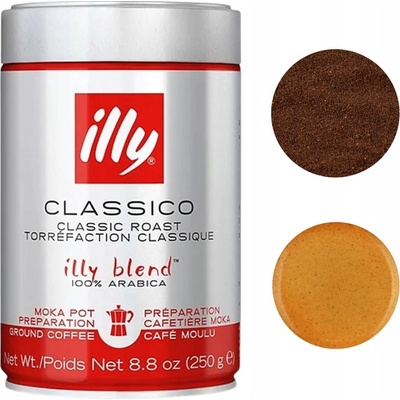 Illy Espresso Classico mletá 250 g