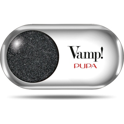 PUPA Milano Vysoko pigmentované očné tiene Vamp! Compact Eyeshadow 301 Frozen Black Metallic 1,5 g