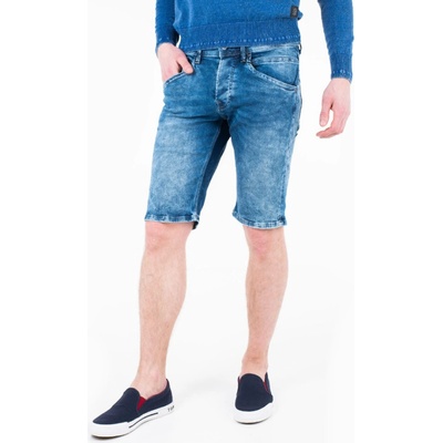 Pepe Jeans pánske modré džínsové šortky Track