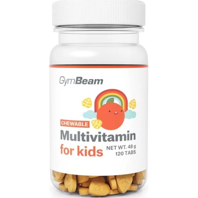 GymBeam Multivitamin for Kids podpora detskej imunity príchuť Orange 80 g