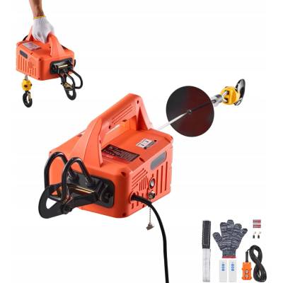 SucceBuy Elektrický naviják 1500W Nosnost 500KG Výška zdvihu 7,6M