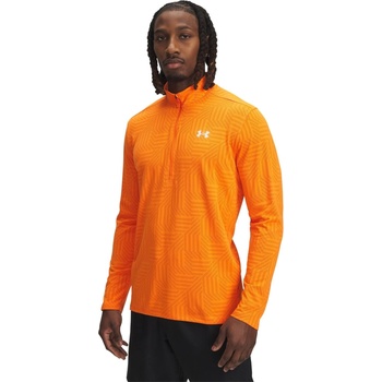 Under Armour Men's Tech Geotessa 1/4 Zip Fleece - Orange