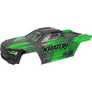 Arrma каросерия черна/зелена: Mini Kraton