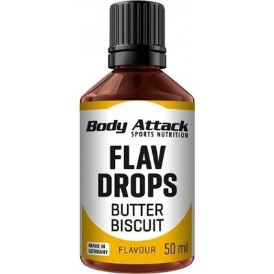 Body Attack Kapky Flav 50 ml máslové sušenky