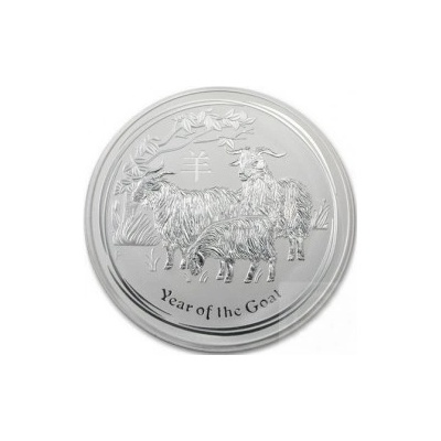 The Perth Mint stříbrná mince Lunar Series II Year of Goat 2015 1 kg – Zboží Mobilmania