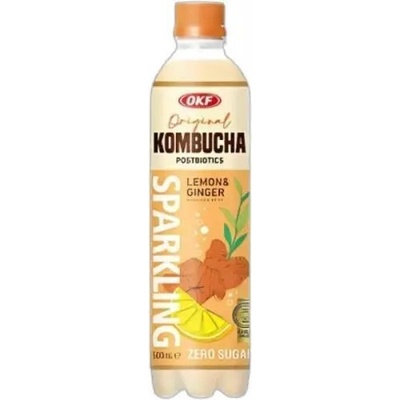 OKF kombucha citron zázvor perlivá 0,5 l