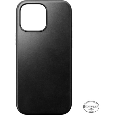 Nomad Кожен (естествена кожа) кейс с MagSafe за iPhone 16 Pro Max - Nomad Modern Horween Leather MagSafe Case (черен) (NM01690085 (123246))