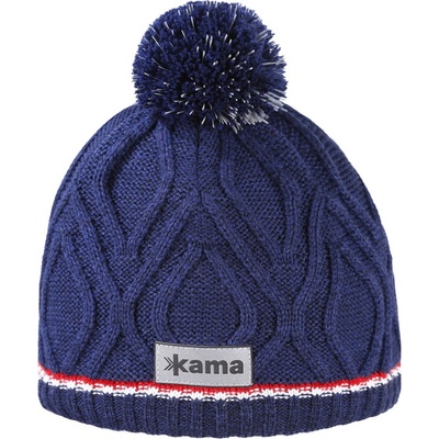 Kama ČIAPKA B90 Detská zimná čiapka tmavo modrá