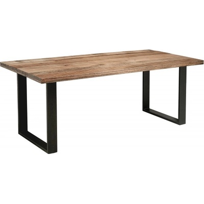 Massive home Designový jídelní stůl z masivu Iron Craft Mango 180 cm 45 mm 38658