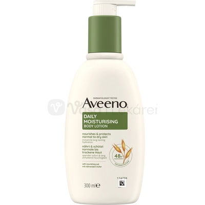 Aveeno Daily Moisturising Lotion lavender aroma výživné telové mlieko 300 ml