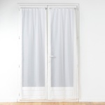 douceur d'intérieur Бели завеси от микросатен в комплект 2 бр. 70x200 cm Voiline - douceur d'intérieur (1627743)