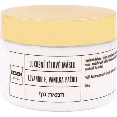 KESEM Luxury Body Butter Lavender Vanilla & Patchouli telové maslo levandule vanilka a pačuli 350 ml