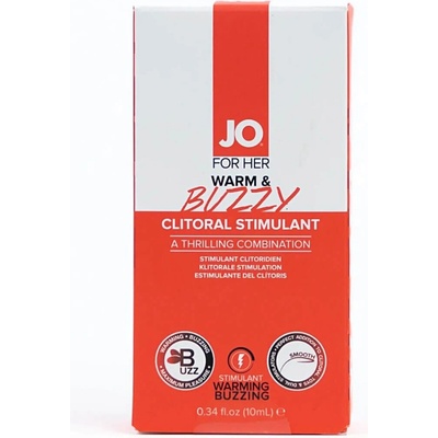 System Jo hřejivý a buzující stimulační Gel 10 ml