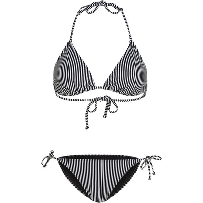 O'Neill Дамски комплект бикини O'Neill Women's Essentials Capri Bondey Bikini Set Bikini - Black Micro Stripe - размер 36 (EU) (150-6542-0112)