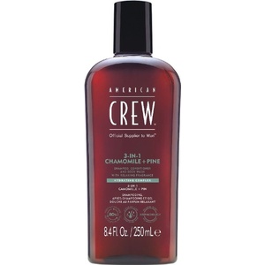 American Crew 3-in-1 Chamomile + Pine Shampoo, Conditioner and Body Wash 250 ml