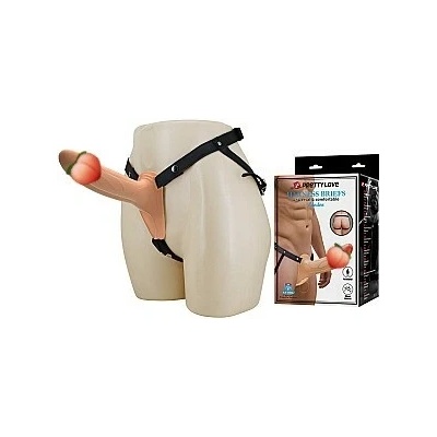 Pretty Love Landon Harness Briefs Flesh dutý strap on dildo