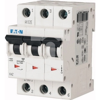 Eaton Автоматичен прекъсвач eaton faz-d10/3, 278892 - 10 a, 3p (278892)