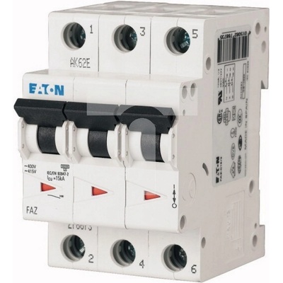 Eaton Автоматичен прекъсвач eaton faz-d10/3, 278892 - 10 a, 3p (278892)
