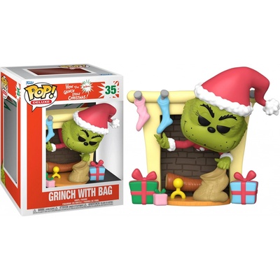 Funko Pop! 35 Deluxe How the Grinch Stole Christmas Grinch with Bag