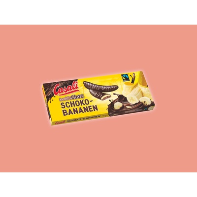 Casali Schoko Bananen Double chocolate 300g