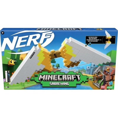 Raketomet NERF Minecraft se zvukovým zásobníkem na 8 šipek