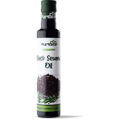 PuriBio BIO Olej z Čierneho sezamu 0,25 l
