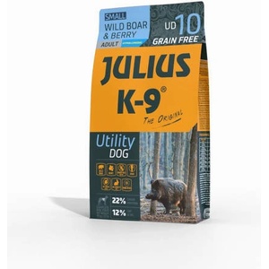 Julius-K9 Grain Free Hypoallergenic Utility Dog Adult Small Wild Boar & Berry 10 kg