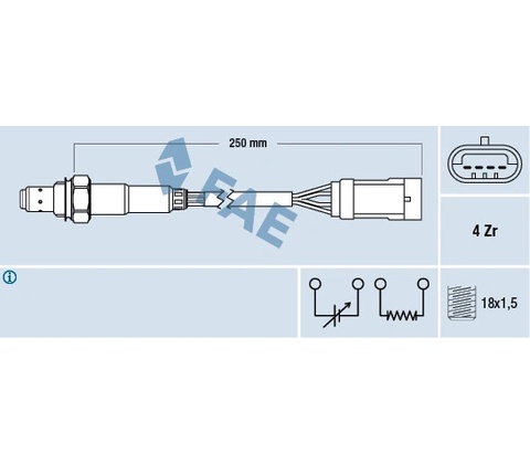 Lambda sonda FAE 77151