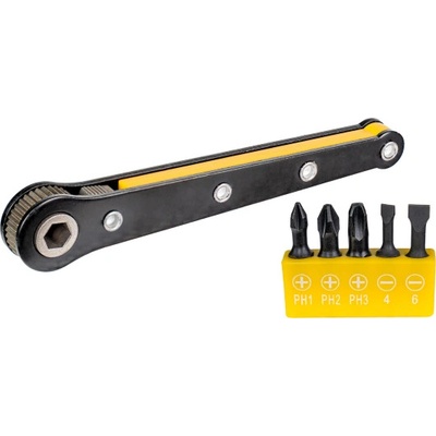 Topmaster Professional КОМПЛЕКТ БИТОВЕ С МИНИ ТРЕСЧОТКА 6 ЧАСТИ tmp (330310)