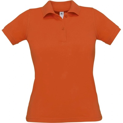 B&C Safran Pure /women Dámske piqué polo oranžová pumpkin
