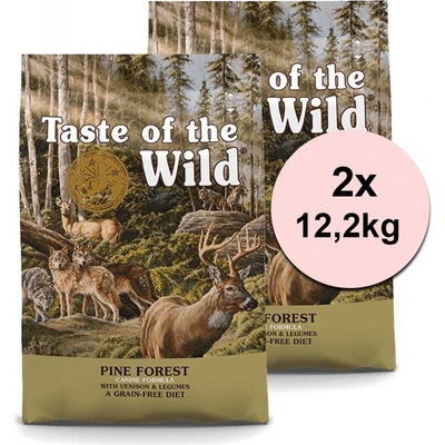 Taste of the Wild Pine Forest Canine 2 x 12,2 kg