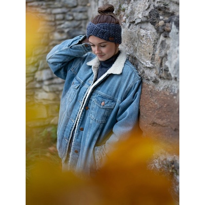 Doke Háčkovaná s křízením lily Denim tweed