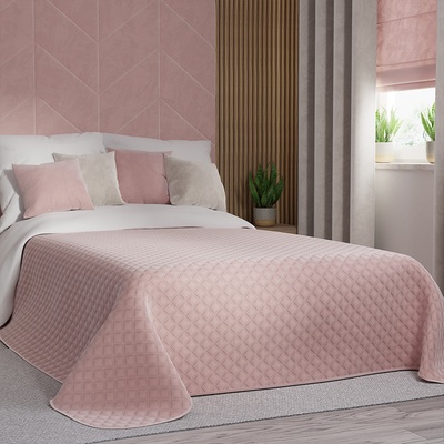 Mybesthome přehoz na postel VELVI 014 světle růžová 220 x 240 cm – Zboží Dáma Mybesthome přehoz na postel VELVI 014 světle růžová 220 x 240 cm – Zboží Dáma