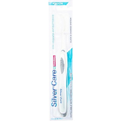 Silver Care Antibakteriálna kefka strieborná Medium
