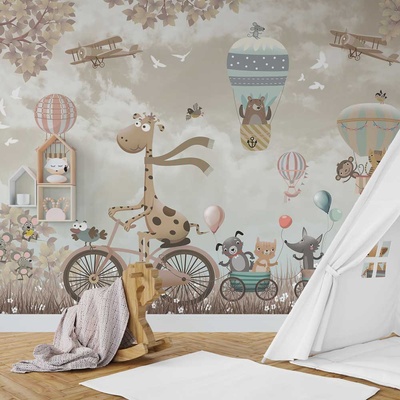 Decono Детски Фототапет Весели Животни